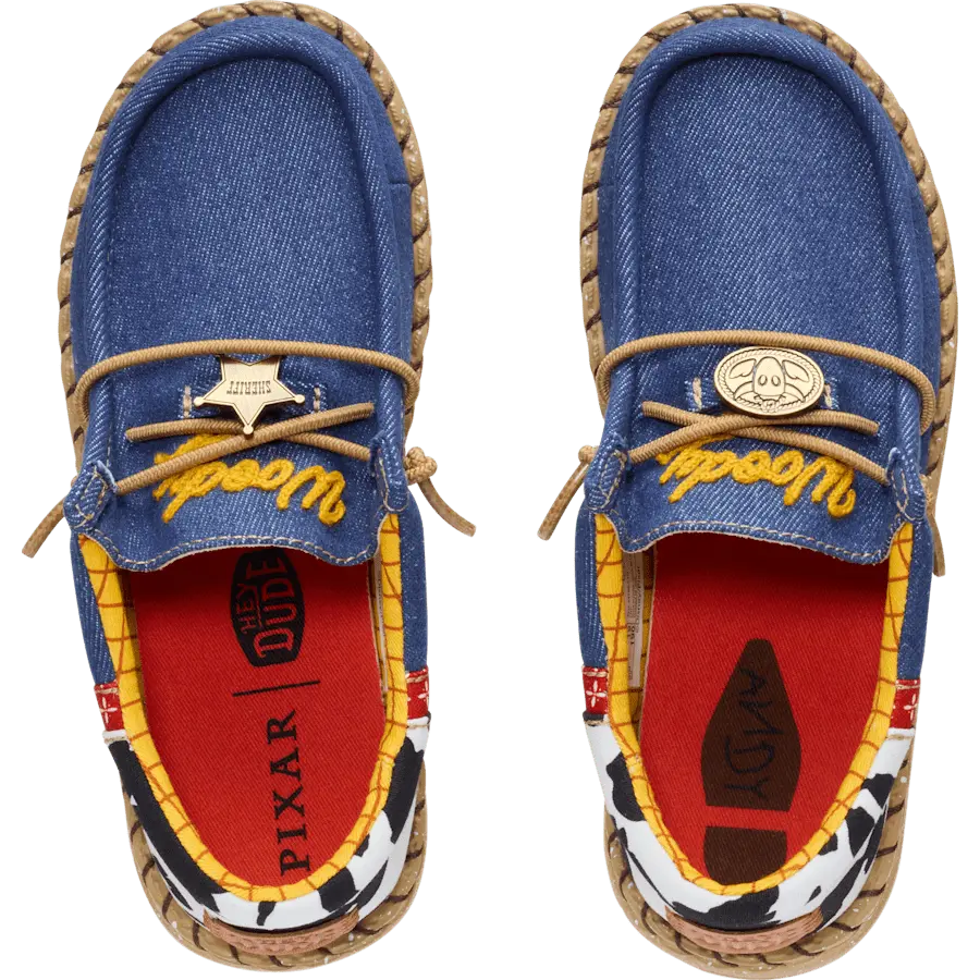 Disney X HEYDUDE Sheriff Woody Wally Funk Youth - Crocs - Image 3