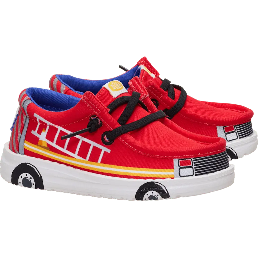 Wally Funk Toddler Firetruck - Image 2