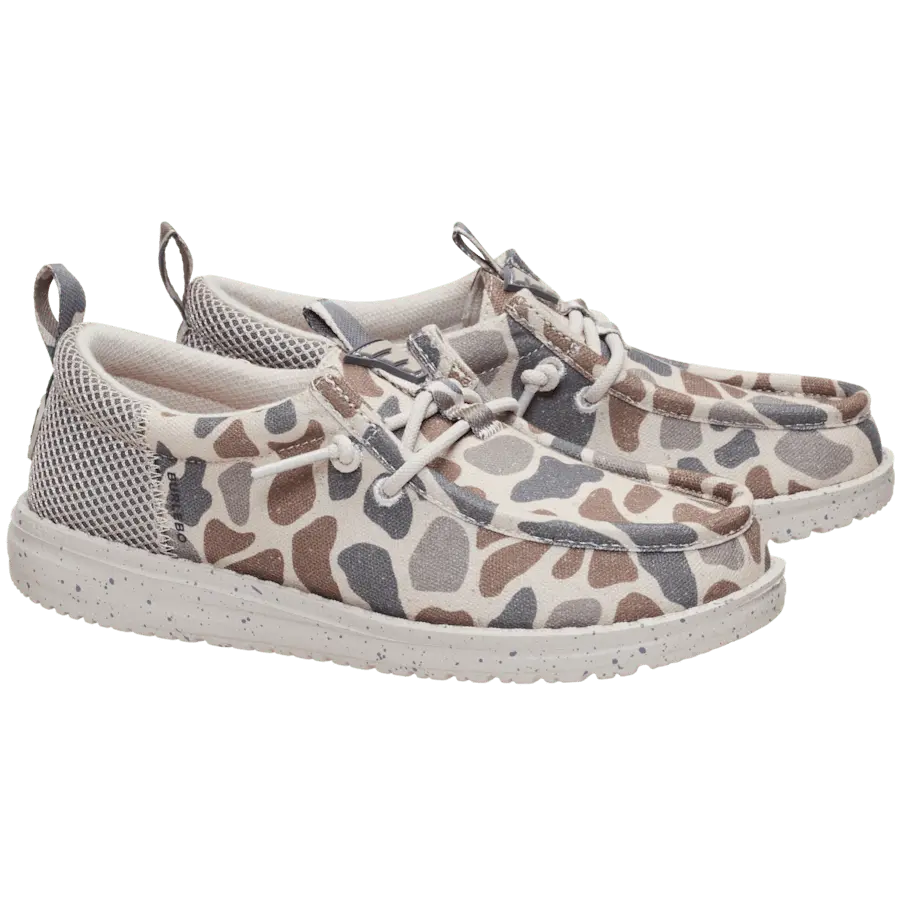 HEYDUDE X Burlebo Wally Funk Youth Deer Camo - Image 2